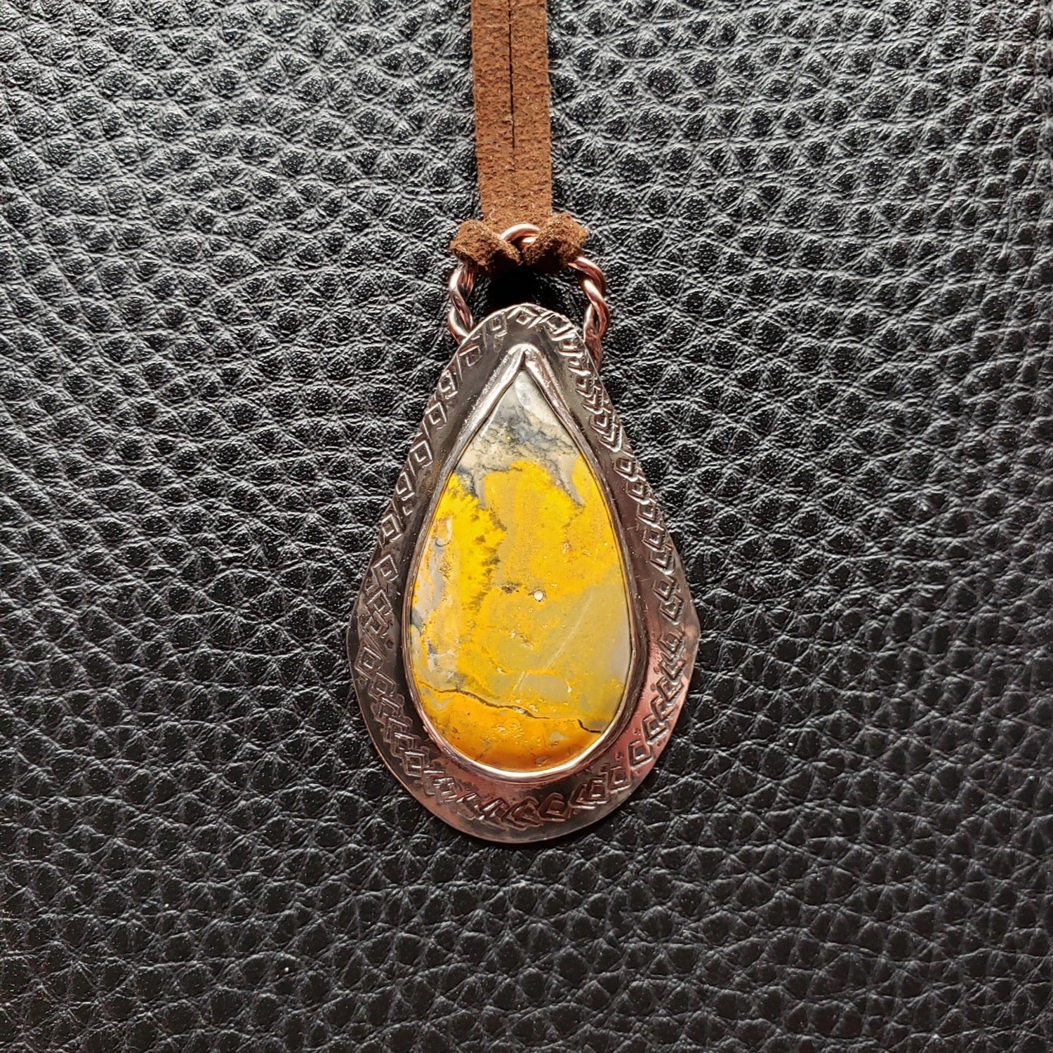 Bumblebee Jasper Pendant in 14k gold shops filled - P1092