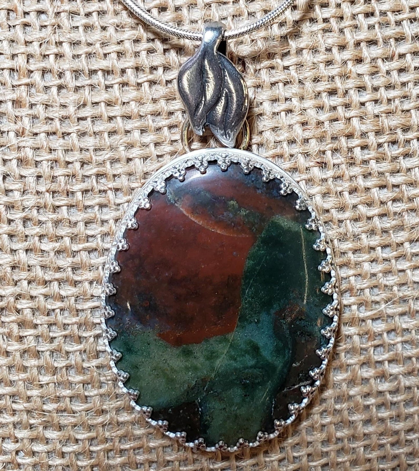 Ocean Jasper in Sterling Silver