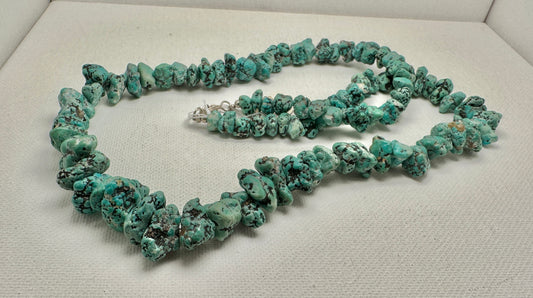 Navajo Royston Large Chunk Turquoise necklace