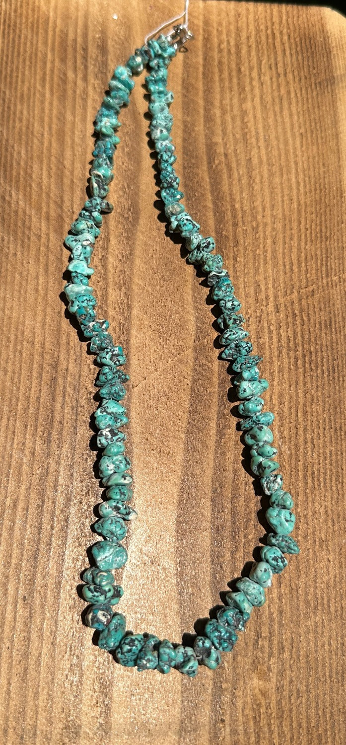 Navajo Royston Small Chunk Turquoise necklace